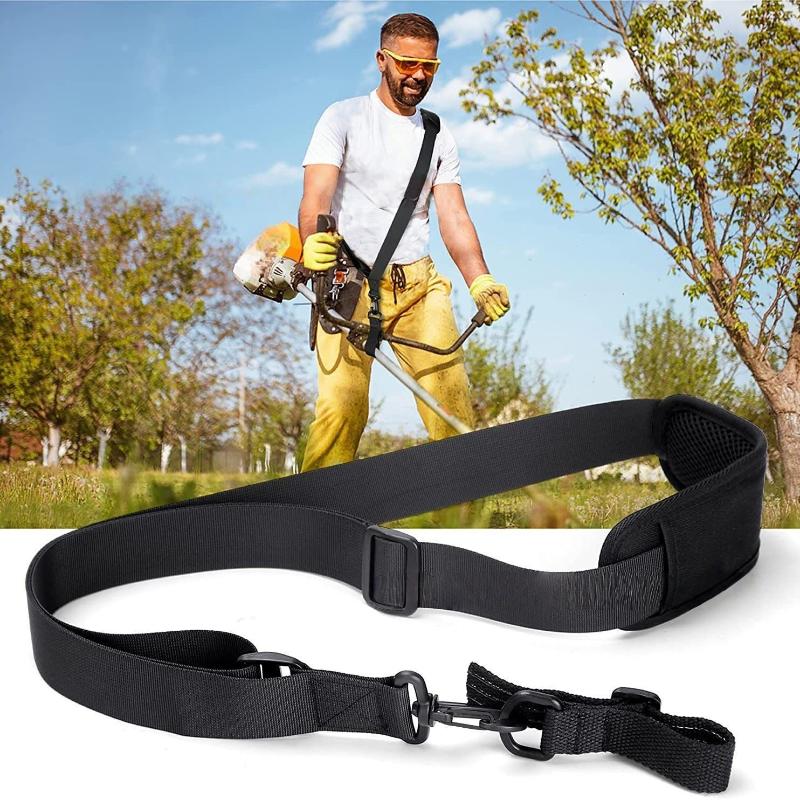 Brush Cutter Strap - Verstellbarer Trimmer-Schultergurt, atmungsaktives, gepolstertes Netzgewebe, langlebiger