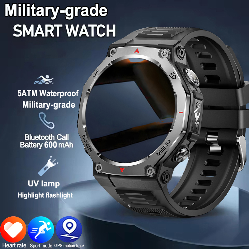 Outdoor Power Hours - 2026 Neue Outdoor-Sport-Smartwatch für Herren 5