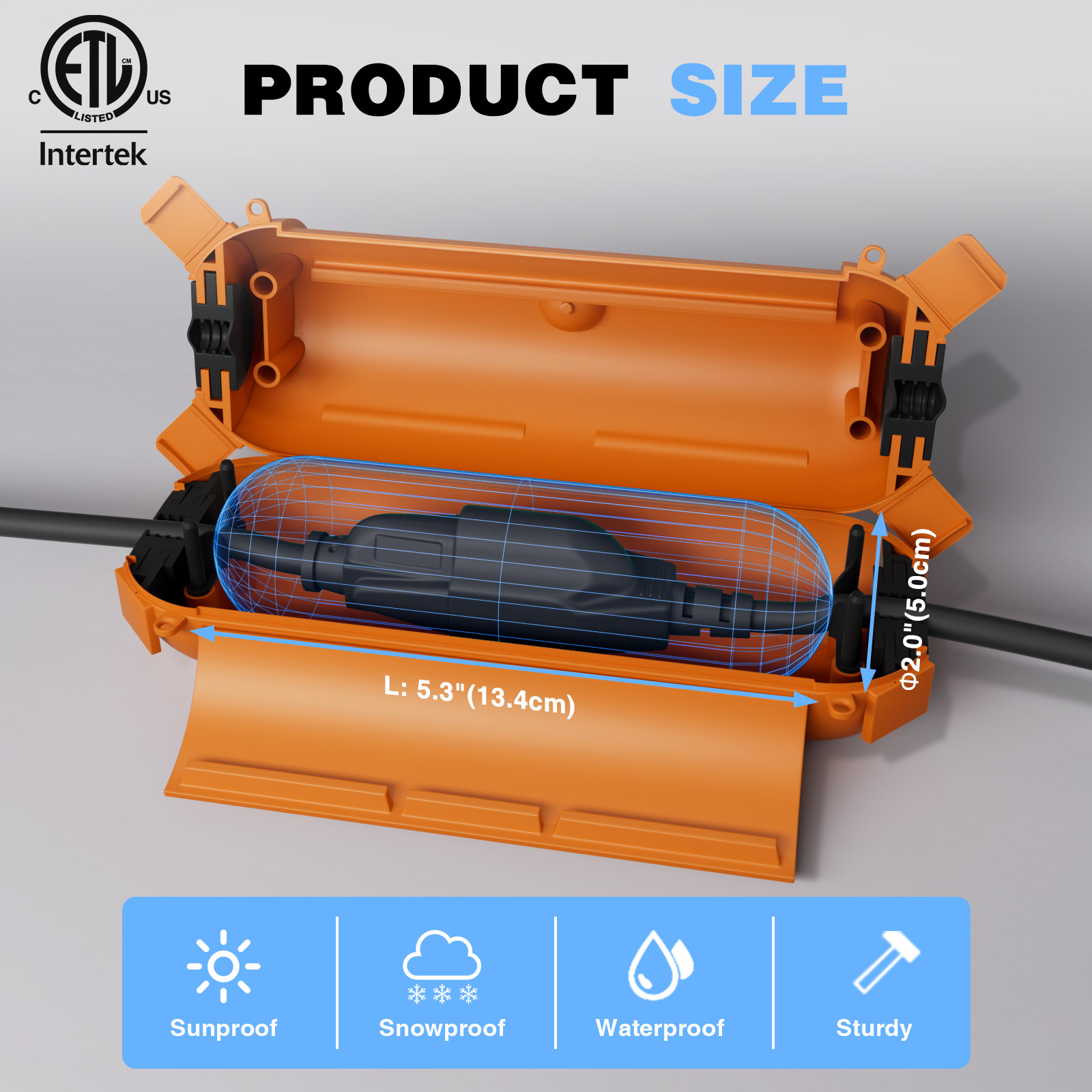 Outdoor Power Outlet Waterproof - Wetterfester Elektroverteilerkasten für den Außenbereich mit