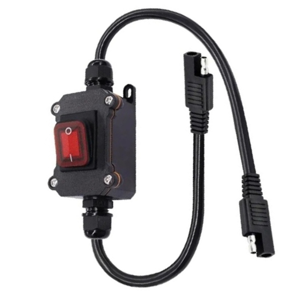 Power Switch Outdoor - Für SAE-Steckverbindergeräte 12V Inline-Stromschalter IP67 für