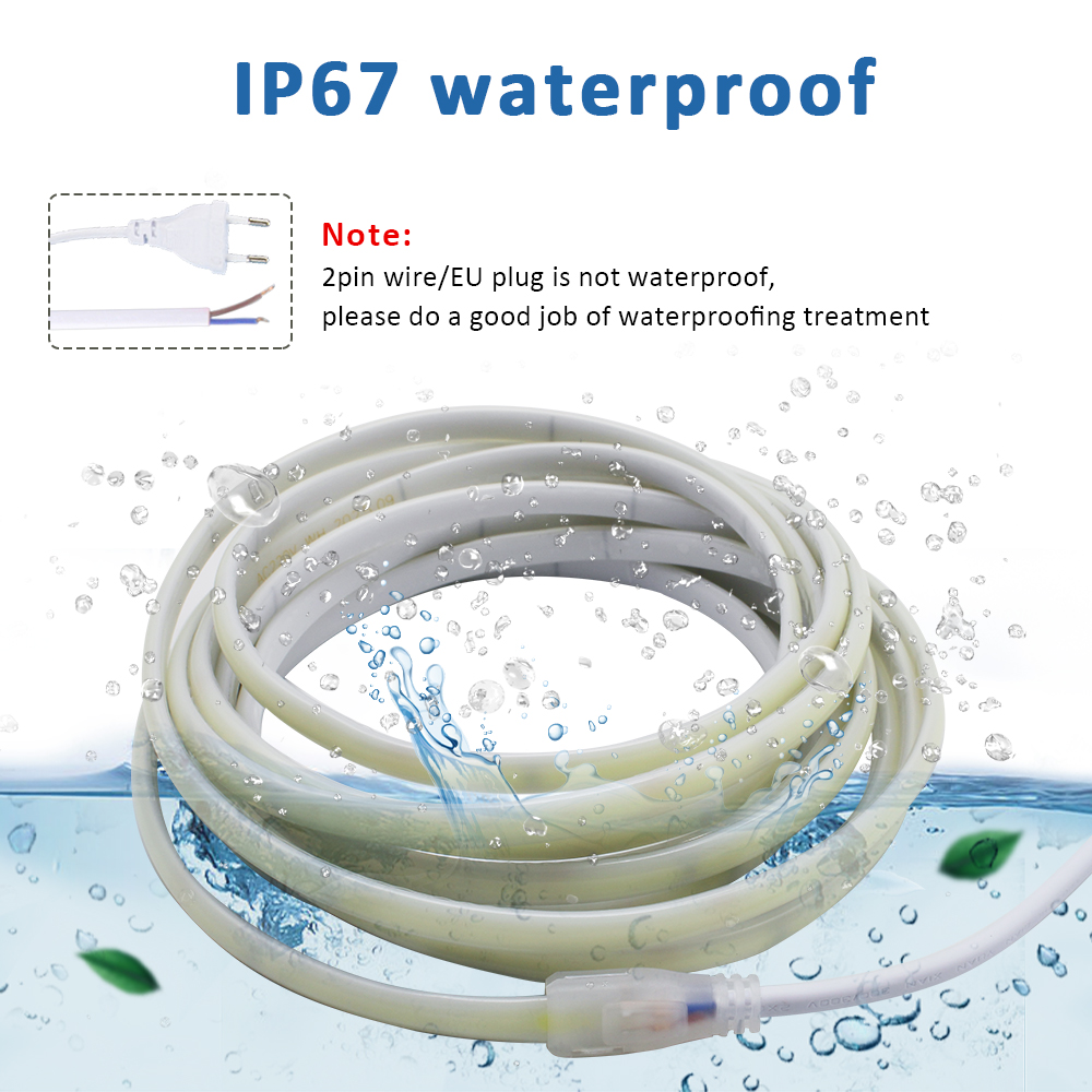 Outdoor Power Strip Weatherproof - 220V IP67 Wasserdichte COB Led Streifen