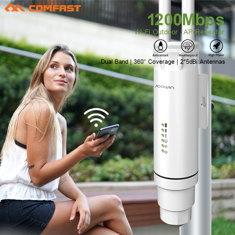 Outdoor Power Point - Comfast Wireless Access Point AC1200 Hochleistungs-wetterfester