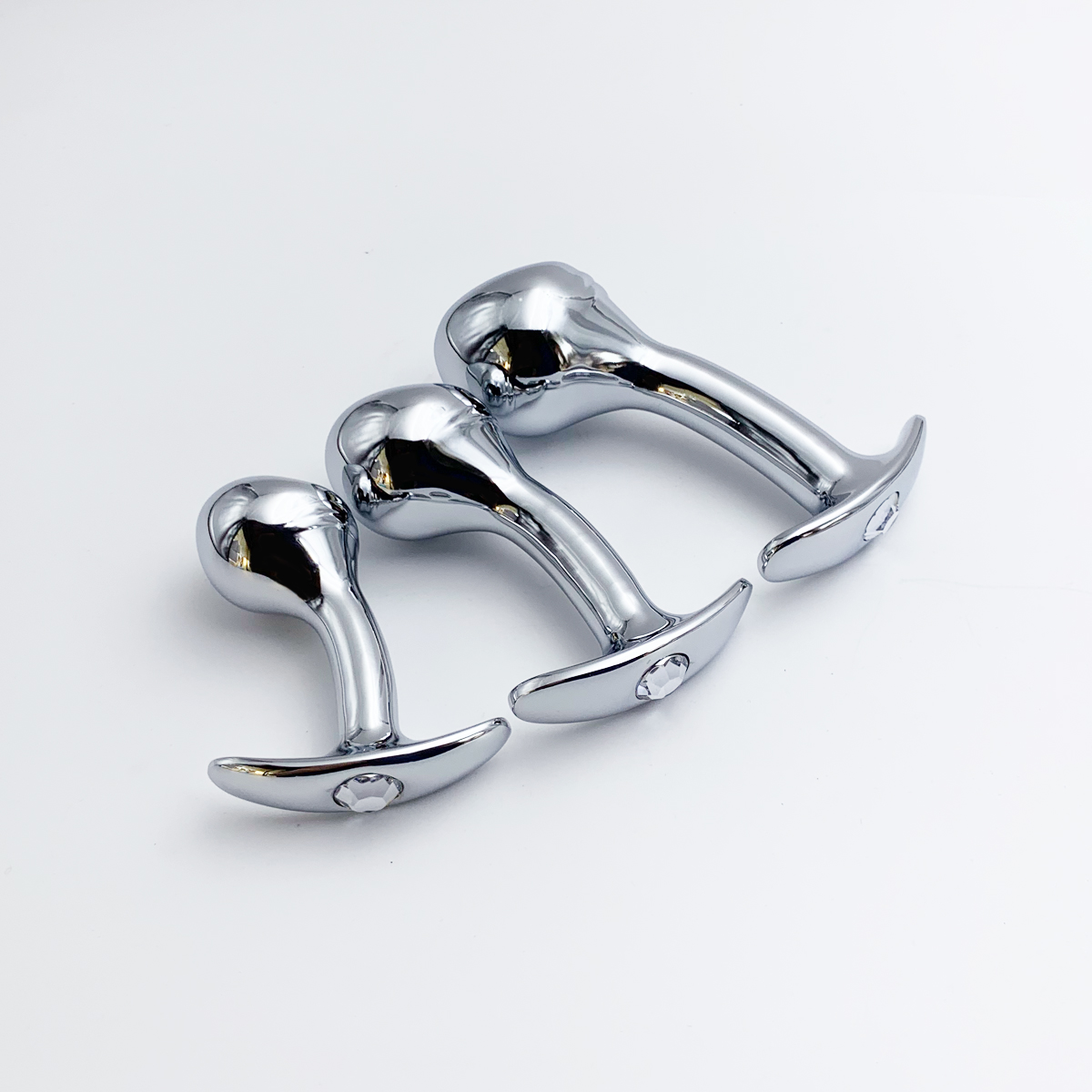 Outdoor Power Point - Metalldildo Anal Plug Edelstein Basis Butt