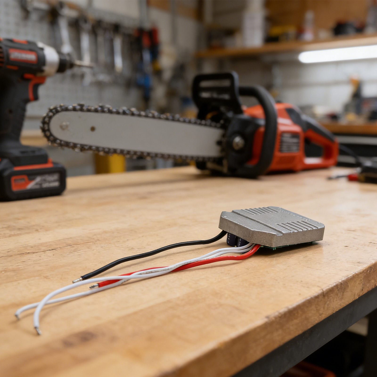 Electric Chainsaw Battery - Steuerplatine für elektrische Kettensägen mit Lithiumbatterien,