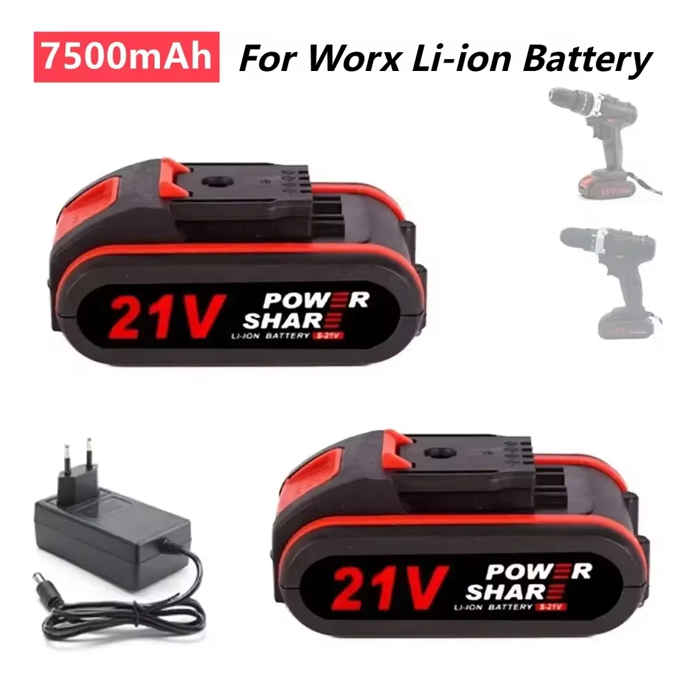 Electric Chainsaw Battery - 21 V wiederaufladbarer Lithium-Ionen-Akku mit hoher