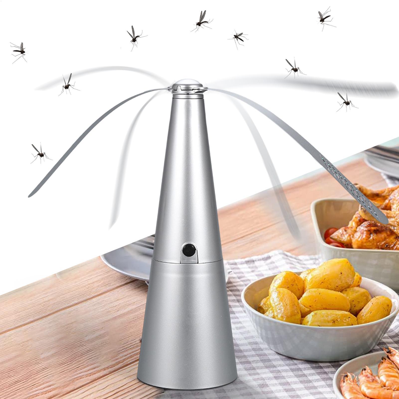 Outdoor Power Equipment Brands - Tischfliegenventilator, batteriebetrieben, Außenfliegenventilatoren, Sommer-Outdoor-Schutzausrüstung für Reisen,