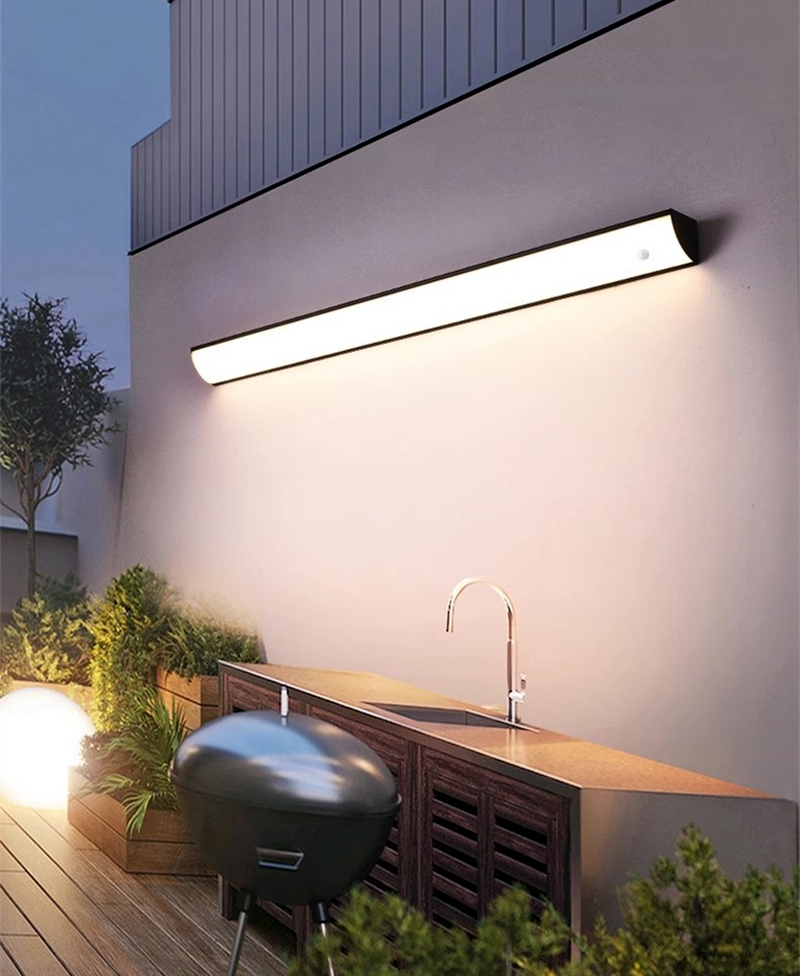 Outdoor Power Strip Weatherproof - LED Wasserdichte Wandleuchte IP65 Außenbeleuchtung Lange