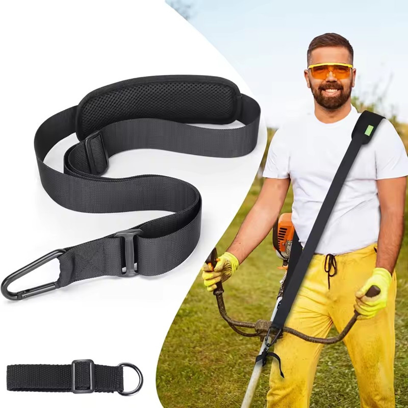 Brush Cutter Strap - Universeller Trimmer-Schultergurt, bequemer Gartenrasenmäher-Gürtel, verstellbare Länge,