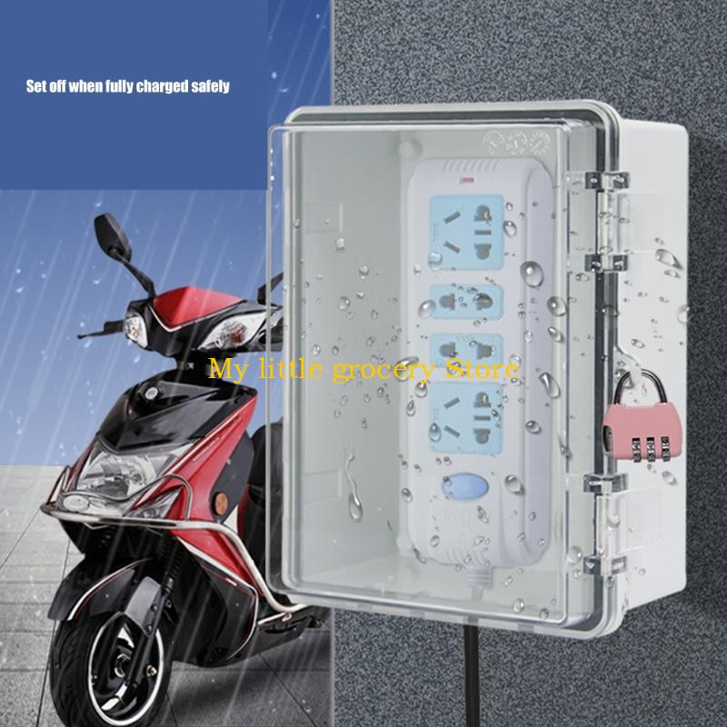 Outdoor Power Outlet Waterproof - D5BD Wetterbeständige Leistungsauslassabdeckung mit Sicherheitsschloss verfügen