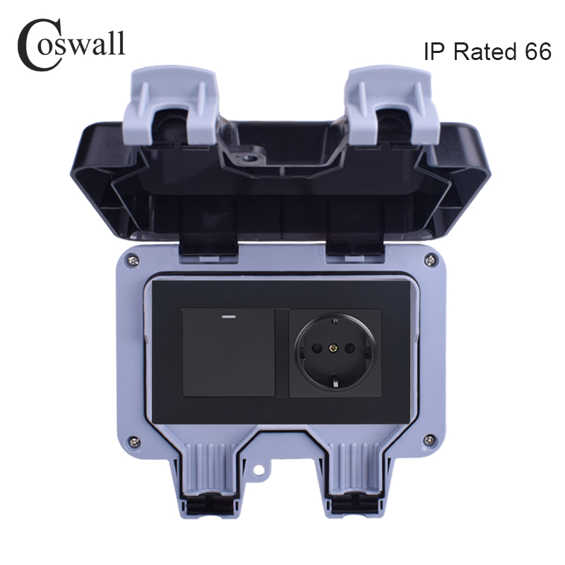 Coswall IP66 Wetterfeste Wasse – Outdoor Power Outlet Waterproof Bewertung und Preis