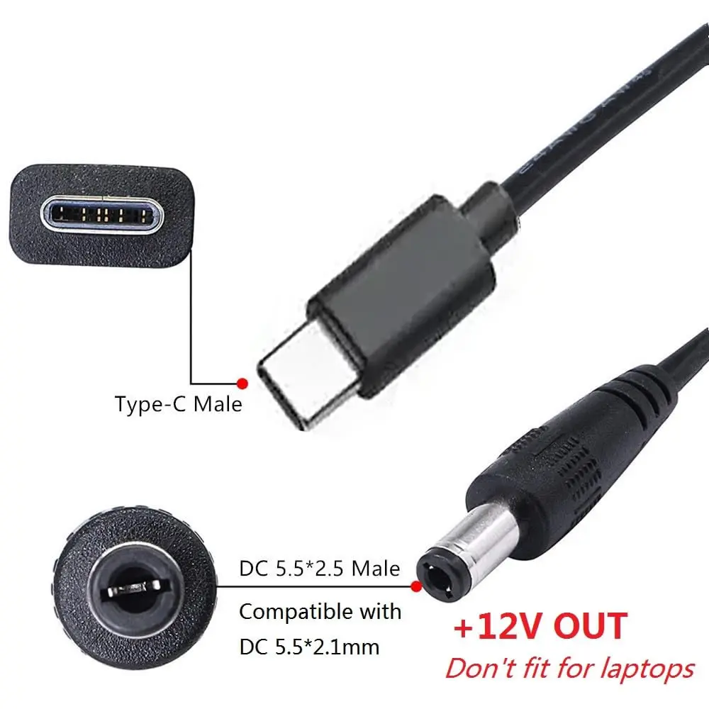 USB-C zu DC 5,5mm x 2,5mm Stro – Outdoor Power Lead Bewertung und Preis