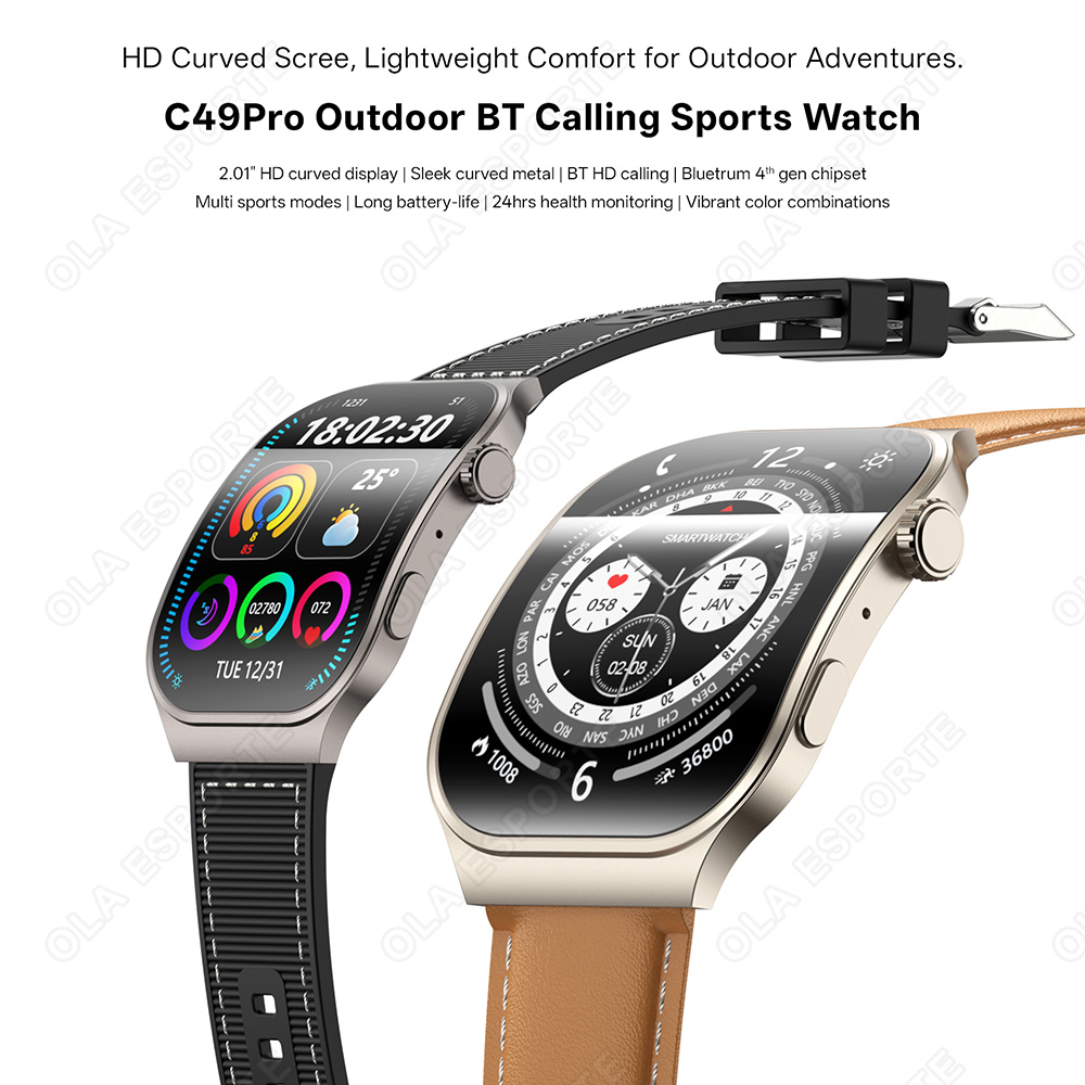 Neue Smartwatch mit Gebogenem  – Outdoor Power Hours Bewertung und Preis
