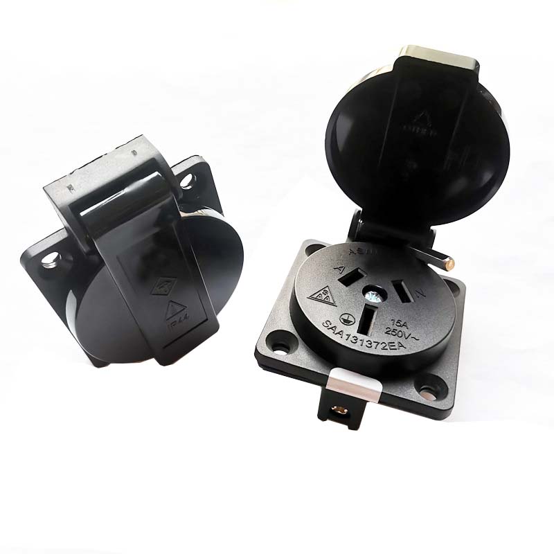2 Stück schwarz 10a 15a Austra – Outdoor Power Receptacle Bewertung und Preis