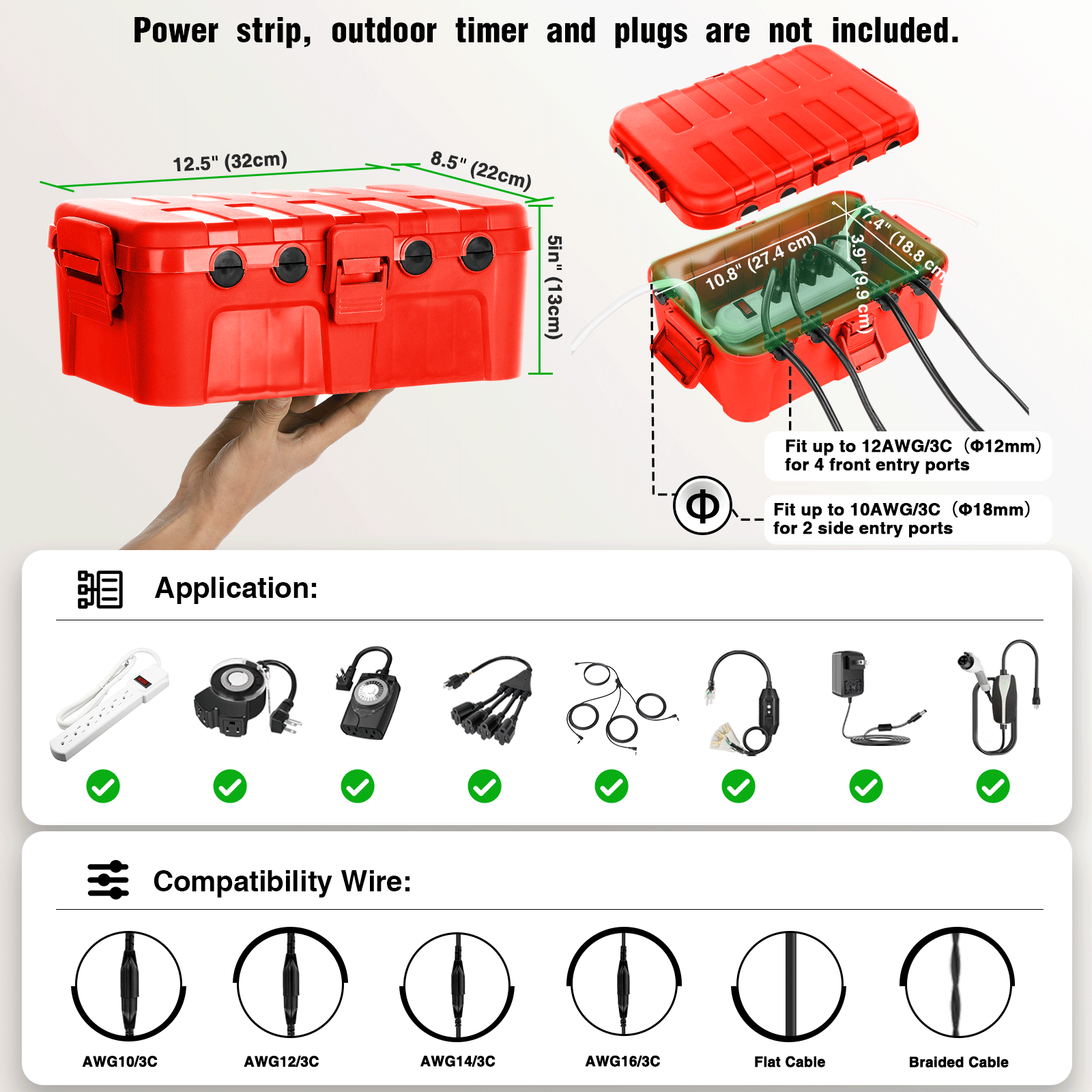 Wetterfeste IP54 Außenverlänge – Outdoor Power Outlet Waterproof Bewertung und Preis
