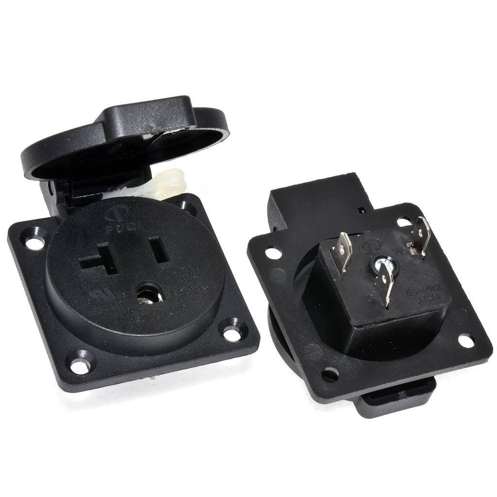 Schwarz 125v 15a 20a ip44 ce a – Outdoor Power Receptacle Bewertung und Preis