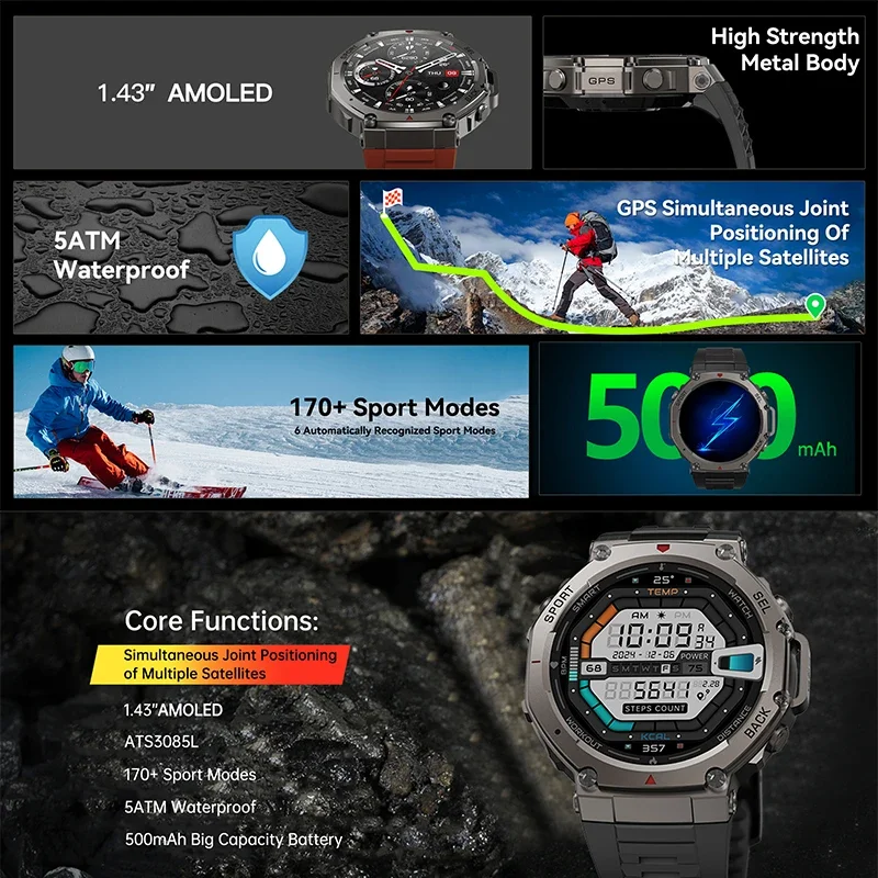 2026 Neue Militär-Smartwatch D – Outdoor Power Hours Bewertung und Preis