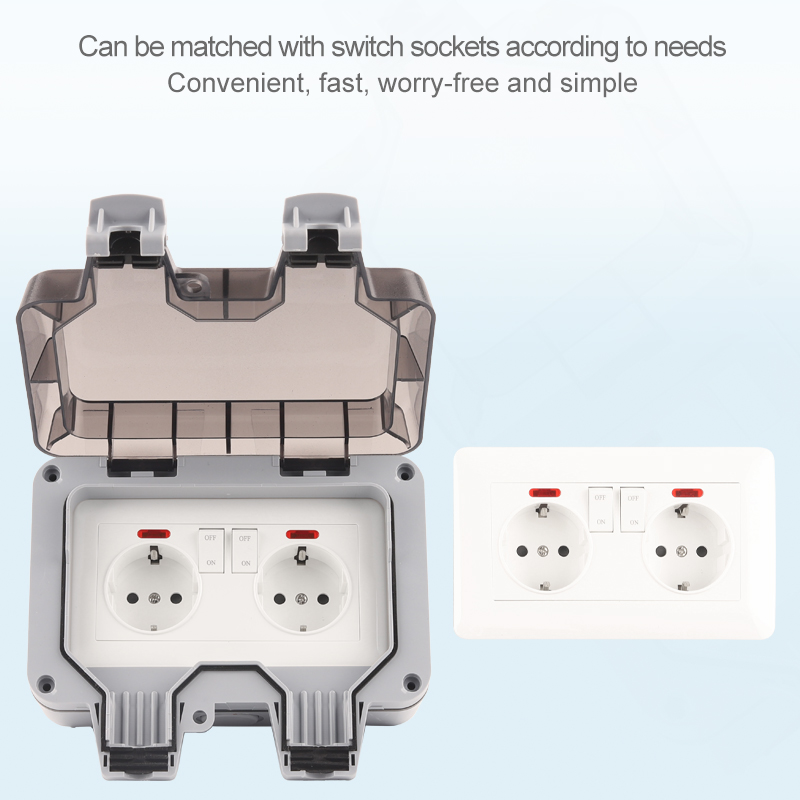 IP66 EU Deutschland Standard W – Outdoor Power Outlet Waterproof Bewertung und Preis