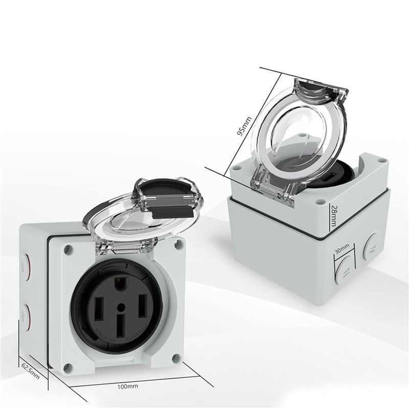 Y17A 6X 50Amp Steckdosenbox, 1 – Outdoor Power Receptacle Bewertung und Preis