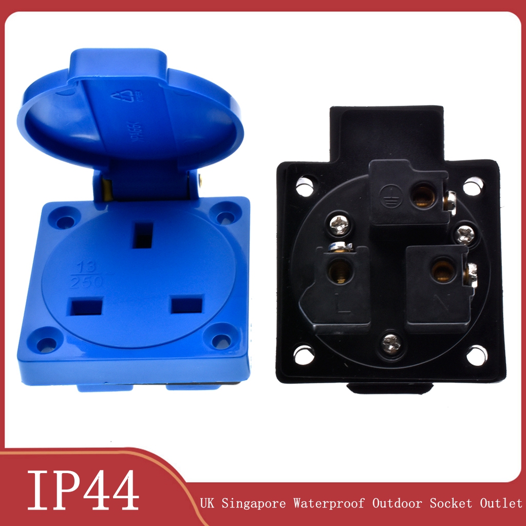 1 Stück Großbritannien Schwarz – Outdoor Power Receptacle Bewertung und Preis