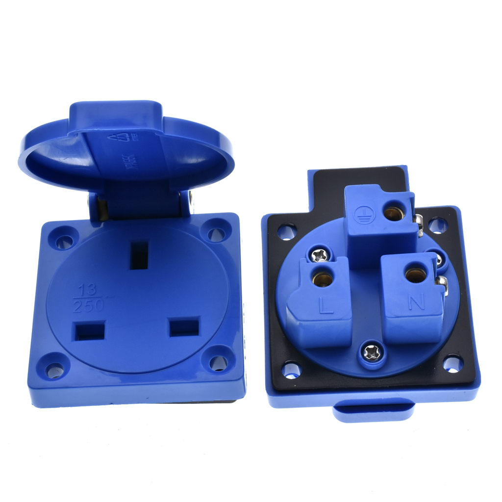 1 Stück Großbritannien Schwarz – Outdoor Power Receptacle Bewertung und Preis