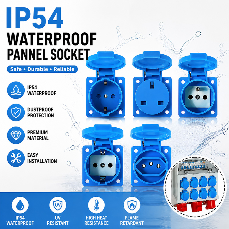 IP54 16A Wasserdichte Industri – Outdoor Power Outlet Waterproof Bewertung und Preis