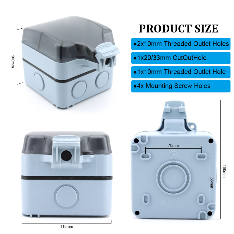 Outdoor-Stromanschlussbox Wass – Outdoor Power Outlet Waterproof Bewertung und Preis
