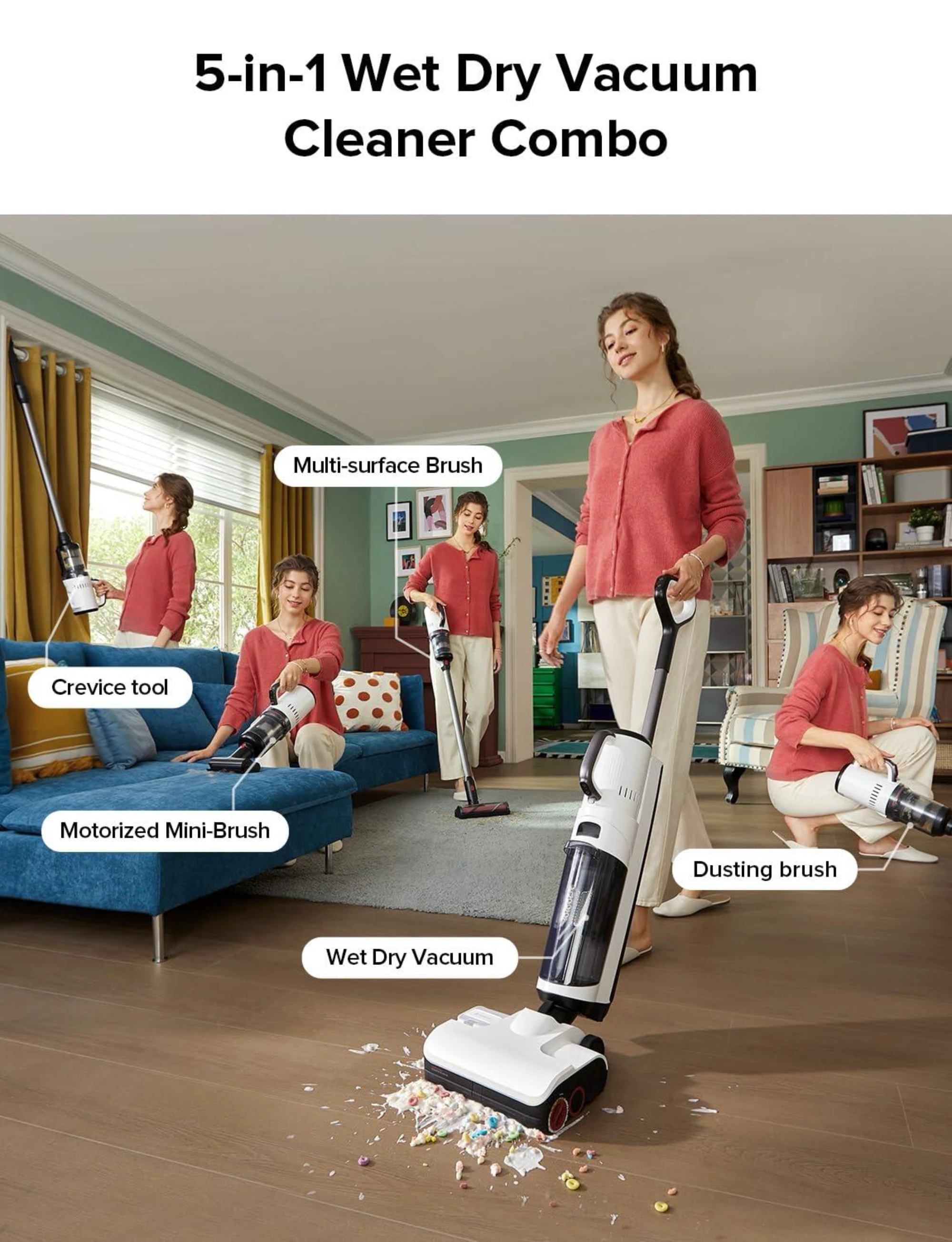 5-in-1 leistungsstarker 17000P – Outdoor Power Mop Bewertung und Preis