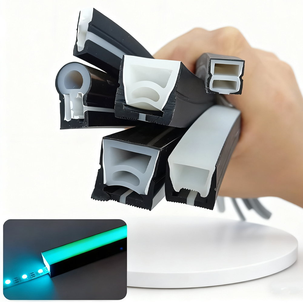 Schwarzer Silikonschlauch, LED – Outdoor Power Strip Weatherproof Bewertung und Preis