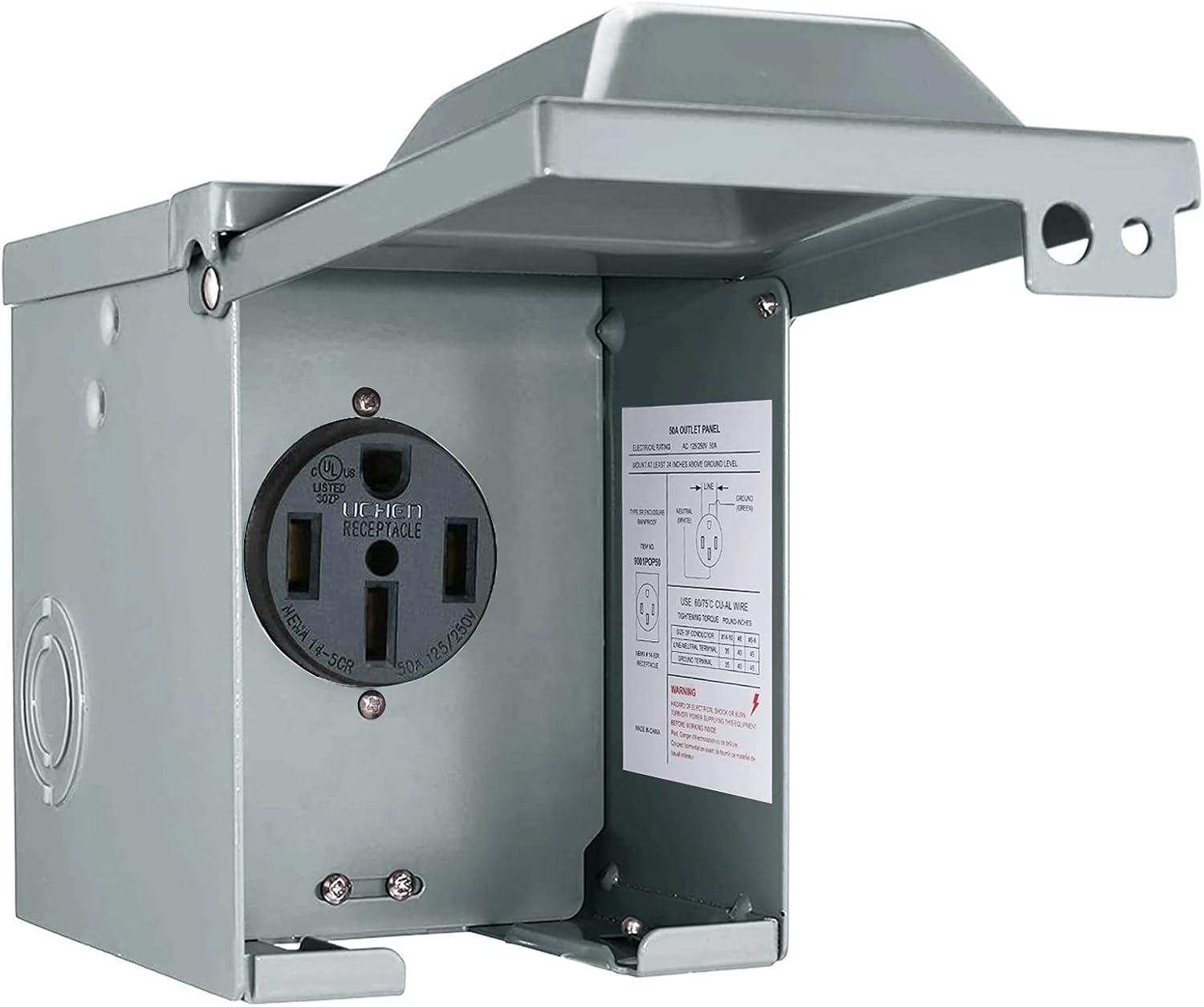30/50 Ampere 125/250 Volt RV-S – Outdoor Power Receptacle Bewertung und Preis