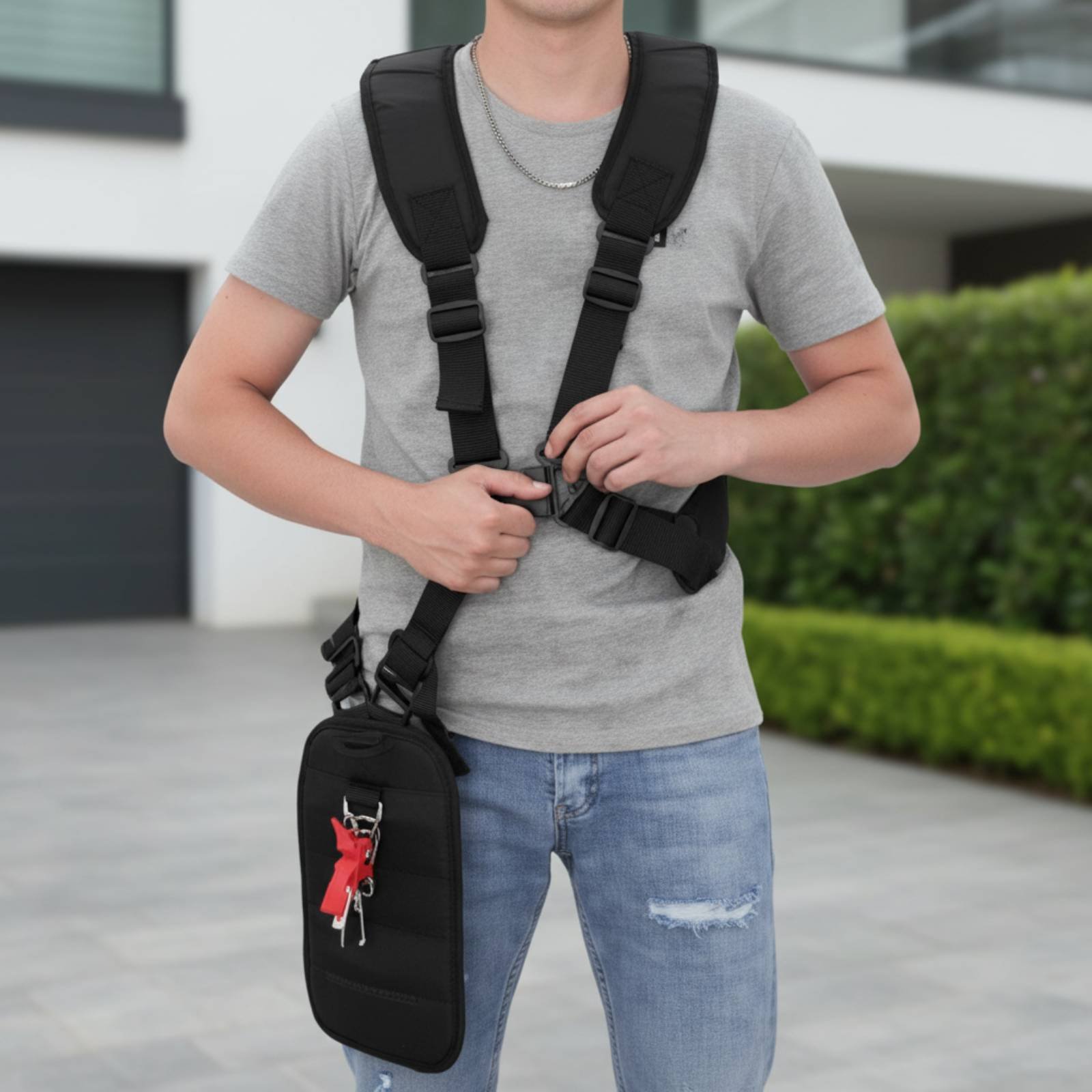Y-förmiger Trimmergurt, strapa – Brush Cutter Strap Bewertung und Preis